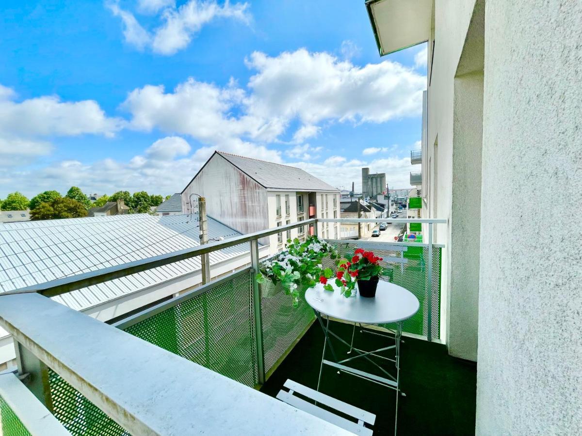 Saint Nazaire - White Lion - Centre Ville - Au Calme - Parking Privatif Aerien - Internet Haut Debit Fibre Exterior photo