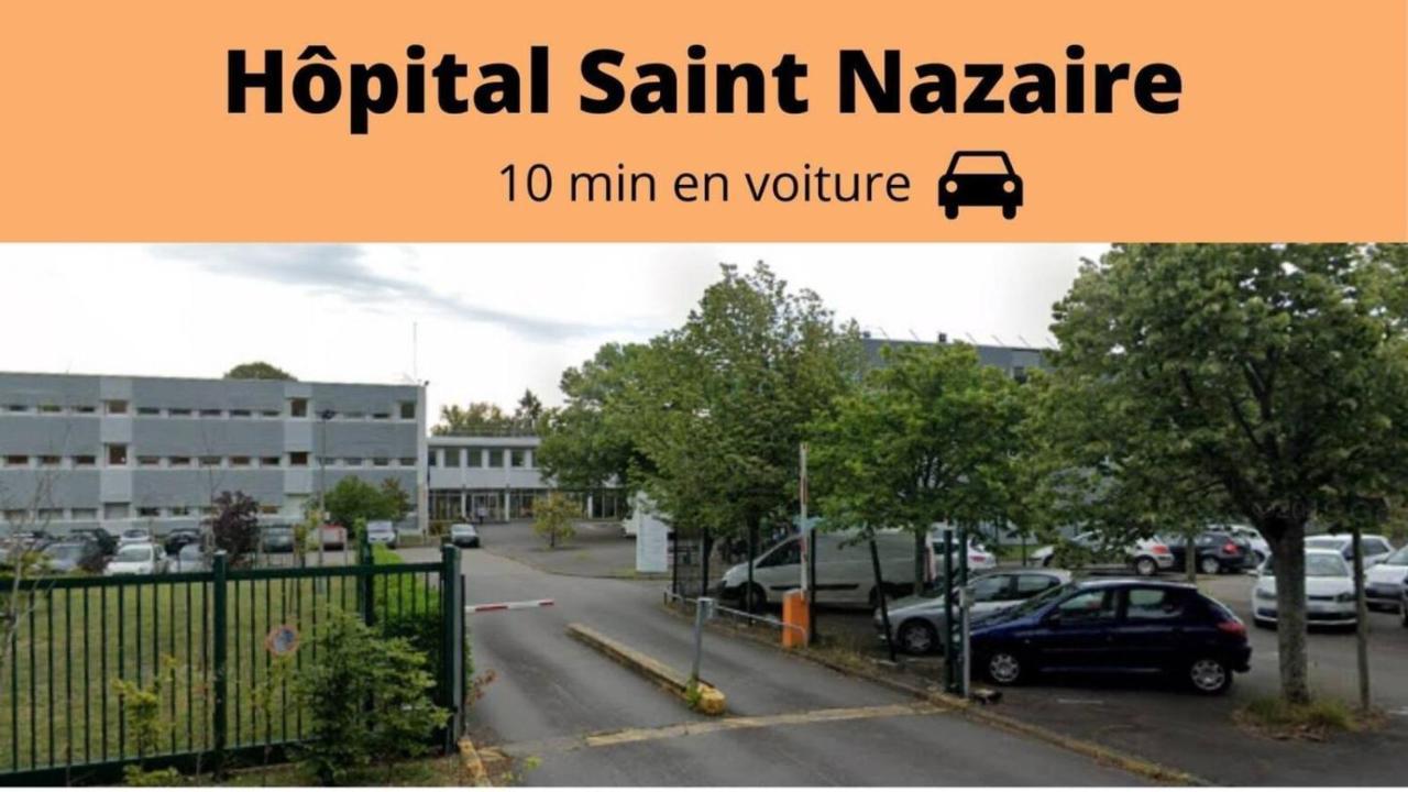 Saint Nazaire - White Lion - Centre Ville - Au Calme - Parking Privatif Aerien - Internet Haut Debit Fibre Exterior photo